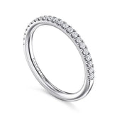 14K White Gold .21CTW Diamond Prong Set Band S2179445
